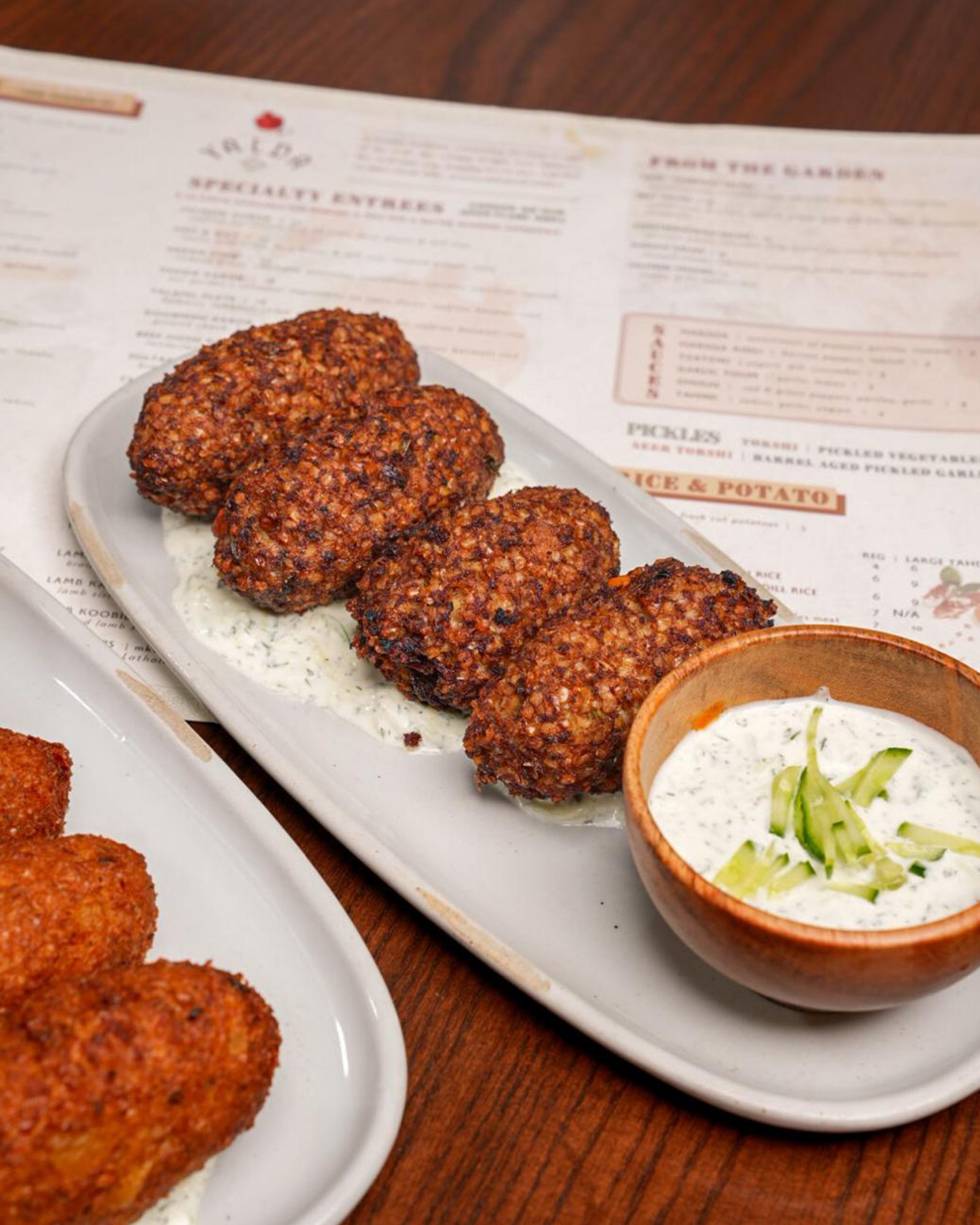 Beef kibbeh available at Sandy Springs_